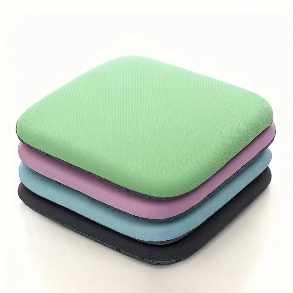 Extra Large Ergonomic Seat Cushion 15.72 Inch High-Density PU Foam Non-Slip Base Washable Breathable Cover for Office Chair Car Seat – Extended Seating Support