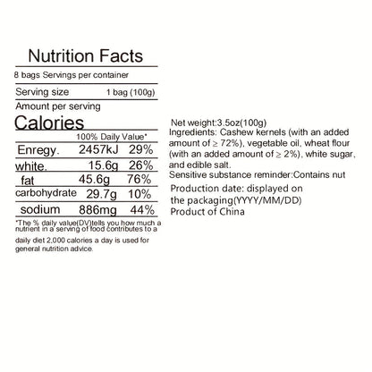 Salt Free Sugar Coated Roasted Cashews 3 Bags (10.6oz Each) – Nutritious Asian Snack with Dried Fruits, Perfect for Holiday Gifting, Afternoon Tea, Office & Everyday Snacking