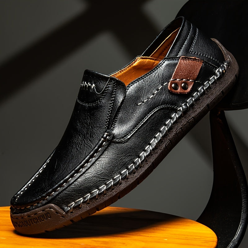 Men's Slip-On Loafers – Lightweight Breathable Casual Shoes for Driving Walking Daily Wear, Comfortable Non-Slip Sole, Easy On Off Design, Perfect for Men Who Value Style & Comfort
