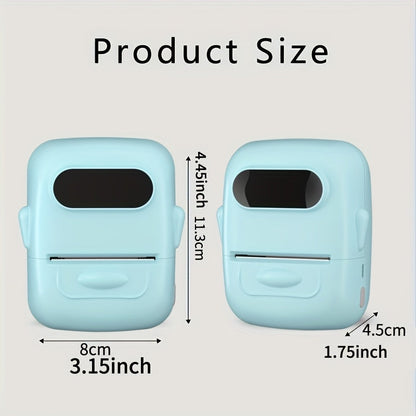 Marklife P50 Portable Bluetooth Thermal Label Printer – Wireless Label Maker for Home, Office, Clothing, Jewelry & Food, Compatible with Android & iOS, Includes 40x30mm White Label Roll