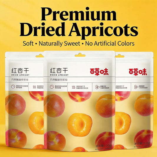 Dried Apricots Snack 3 Bags Pack Natural Tropical Dried Fruit Healthy Sweet Snack Ready-to-Eat Vegan Gluten-Free Gift