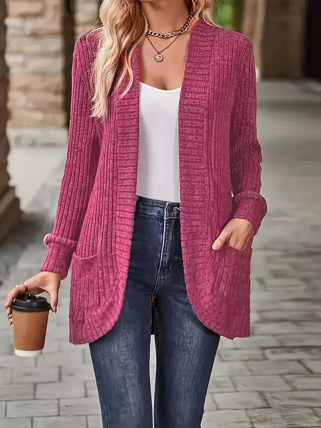 Women's Loose Casual Long Sleeve Blouse Solid Color Pocket Thread Splicing Relaxed Fit Top 10 Colors S-XXL Everyday Wear