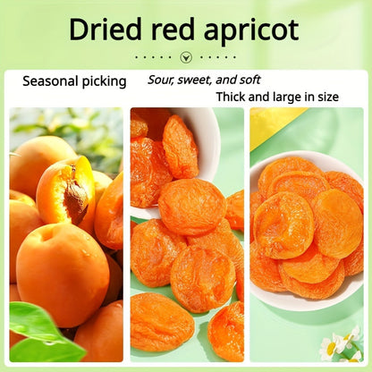 Dried Apricots Snack 3 Bags Pack Natural Tropical Dried Fruit Healthy Sweet Snack Ready-to-Eat Vegan Gluten-Free Gift