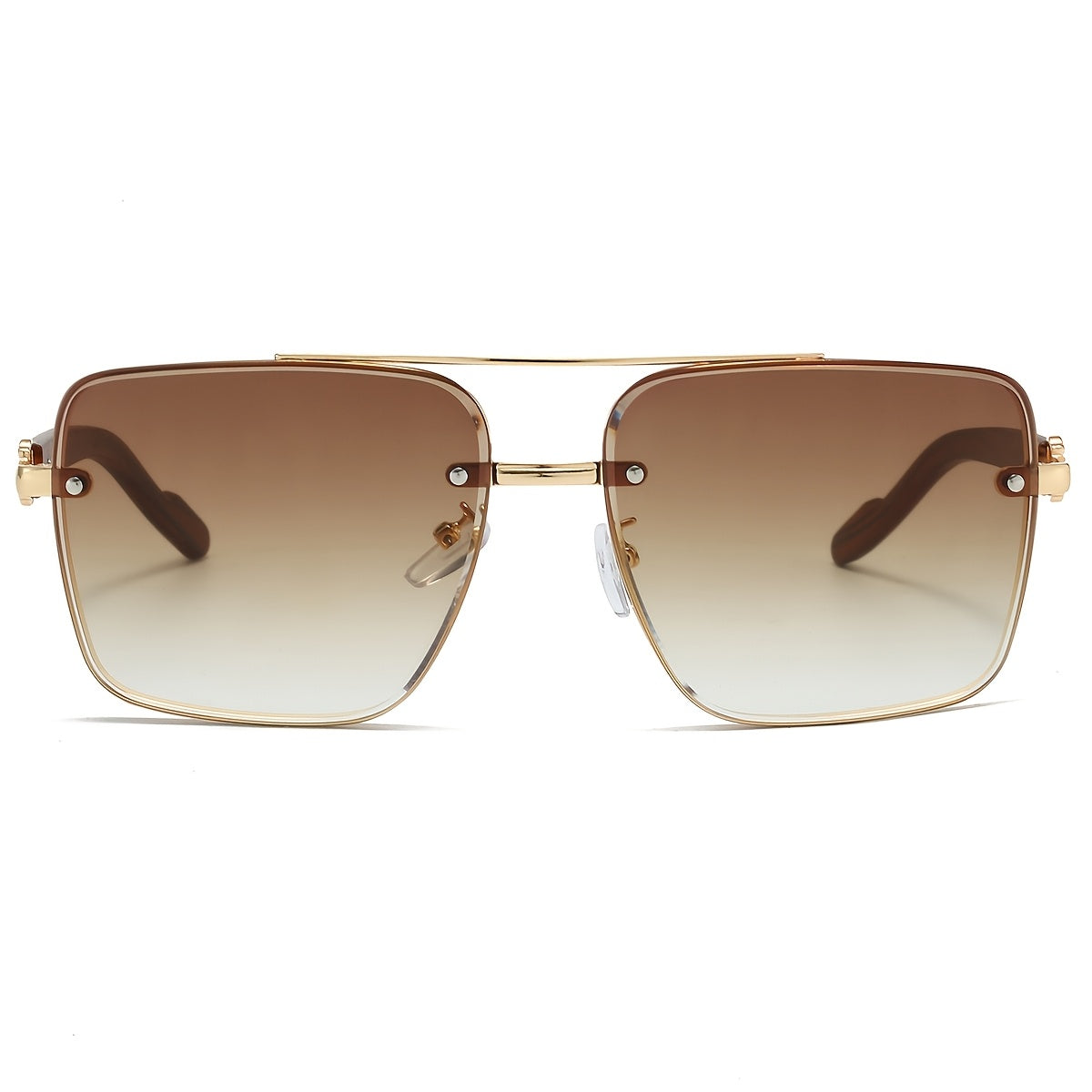 Retro Square Woodgrain Sunglasses for Men & Women – UV400 Gradient AC Lenses, Lightweight PC Frame, 7 Color Options, Vintage Street Style Eyewear for Driving, Travel & Everyday Wear