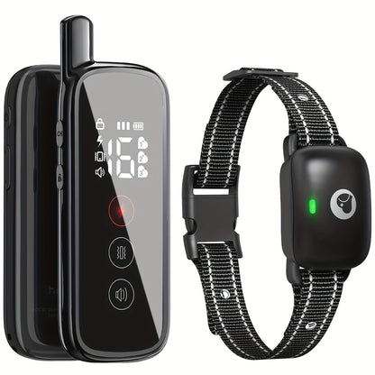 Dog Training Collar with Remote IP68 Waterproof – Rechargeable E-Collar for Small Medium Large Dogs, 3 Modes Beep Vibration Shock, 1640ft Range