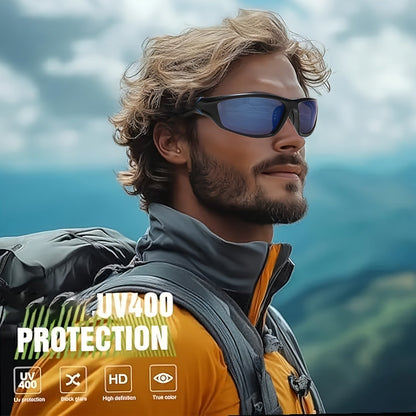 4 Pairs Polarized Sports Sunglasses UV400 Protection for Men & Women – Full Frame Fashion Eyewear for Cycling, Running, Fishing, Rock Climbing & Outdoor Travel, Polychrome