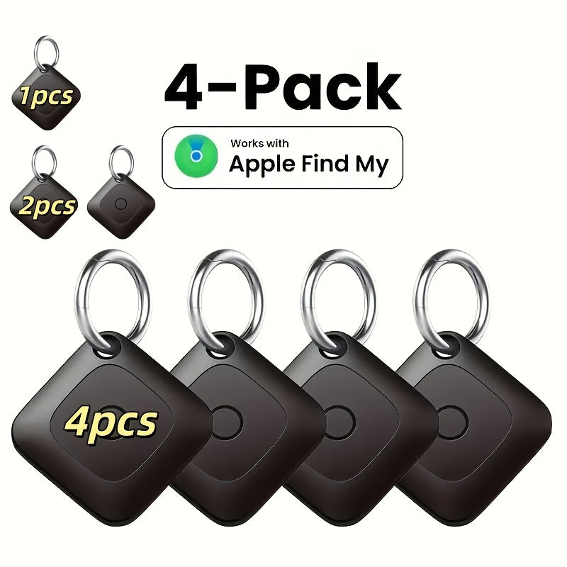 Portable Real-Time GPS Tracker Global Coverage Location Tracking Device for Cats Dogs Keys Wallets Luggage Anti-Loss Finder Android & Universal Single or 4-Pack