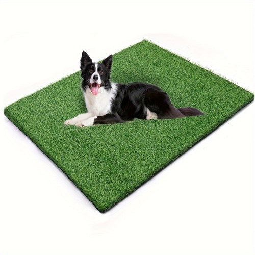 Artificial Grass Dog Potty Pad – Reusable Pee Pad for Dogs Indoor & Outdoor Potty Training, Soft Drainage Turf Mat for Puppies, Small & Large Dogs, Multiple Sizes Available