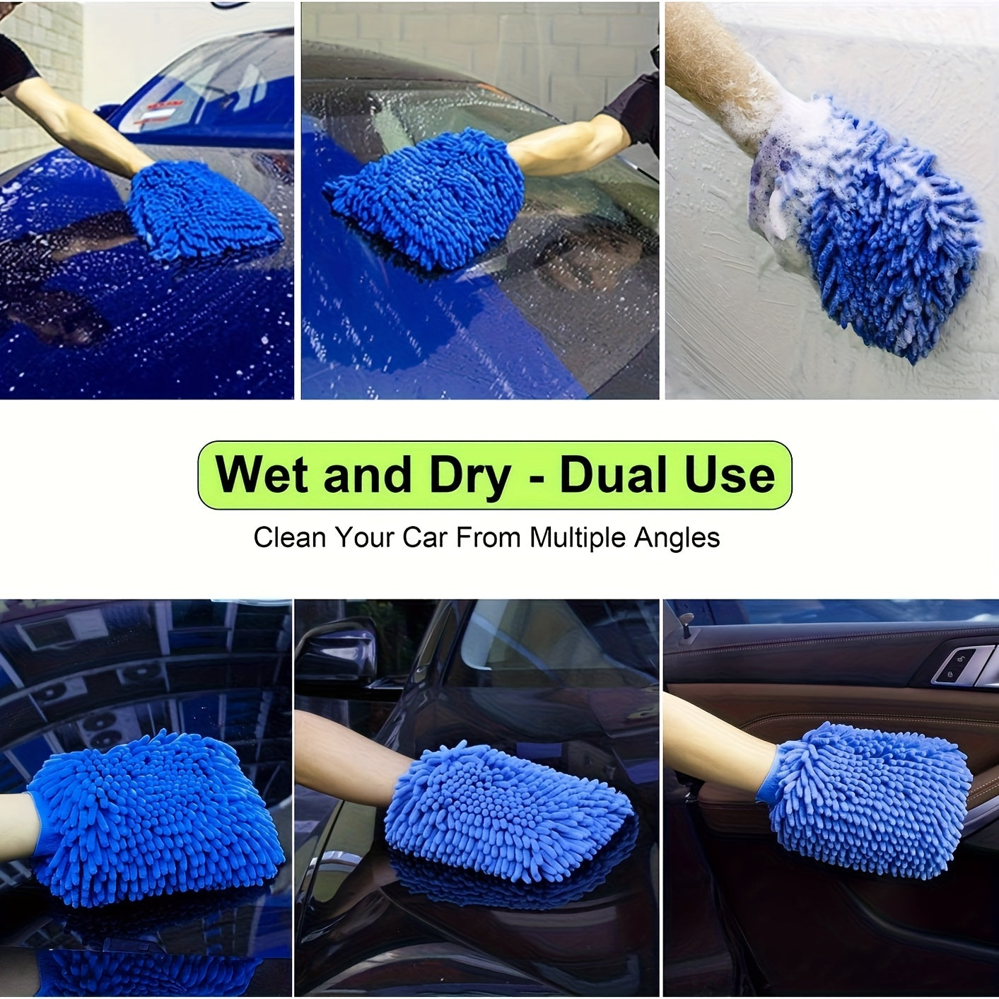 26PCS Car Detailing Brush Set – Complete Car Cleaning Kit with Drill Brushes, Wash Mitt, Tire Brush, Window Squeegee, Cleaning Gel & Storage Bag for Interior Exterior Wheels Vents Professional Auto Care