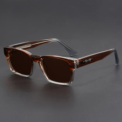 Chic Square Fashion Glasses with Black Frame & Leopard Print Accents, Durable TR90 Japanese-Inspired Thick Frame Eyewear, Versatile Everyday Style Accessory