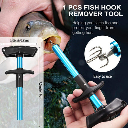 Fishing Pliers Set 7-Piece Fish Lip Gripper Hook Remover Fish Scale Storage Bag Stainless Steel Saltwater Resistant for Freshwater Saltwater Fishing – Fishing Gift for Men