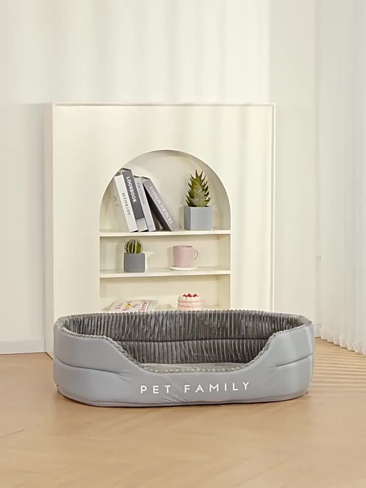 Large Dog Bed Thickened Washable - Bite Resistant Machine Washable Pet Bed for Large Dogs, All-Season Universal Design, Available in M to XXL Sizes, Durable Orthopedic Dog Mat