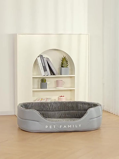 Large Dog Bed Thickened Washable - Bite Resistant Machine Washable Pet Bed for Large Dogs, All-Season Universal Design, Available in M to XXL Sizes, Durable Orthopedic Dog Mat