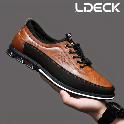 Men's High Top Business Casual Dress Shoes – Lace-Up Formal Oxford Sneakers for Office & Suit, 13 Colors, US Sizes 6.5–13.5
