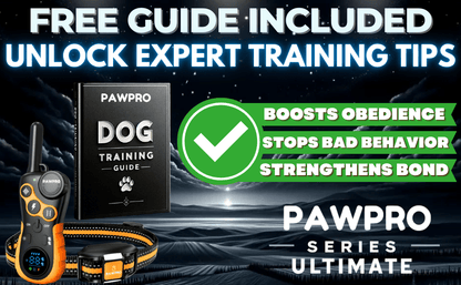 Dog Training Collar with Remote 4-Mile Range – 124 Adjustable Levels 4 Modes Beep Vibration Shock Night-Light Rechargeable E-Collar for Dogs 5–135 lbs with Training Guide