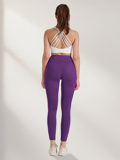Women's High Waist Compression Leggings 3-Pack with Pockets 230g Breathable Tights for Yoga Fitness Sports Daily Wear – All Seasons Multi-Color Shapewear S-XXL