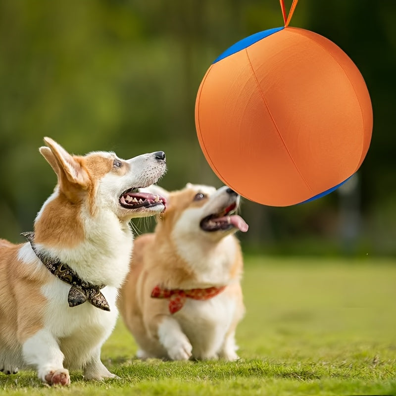 Large Inflatable Dog Ball Toy – Interactive Herding Training Ball for Dogs, Anti-Boredom Exercise Toy for Bulldogs, Golden Retrievers & Australian Shepherds, No Battery Required