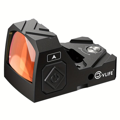 Wolfcloak 2MOA Red Green Dot Sight Shockproof Motion Awake Optic – Aluminum Alloy Red Dot Scope with MOS Adapter Plate & 21mm Picatinny Rail Mount, Battery Powered, Fits Pistols & Rifles