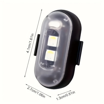 Wireless LED Lights for Vehicles 6 or 8pcs – Remote Control, 8 Color Modes, USB Rechargeable, for Car Interior, Truck, Motorcycle, Drone, Bicycle & Plane
