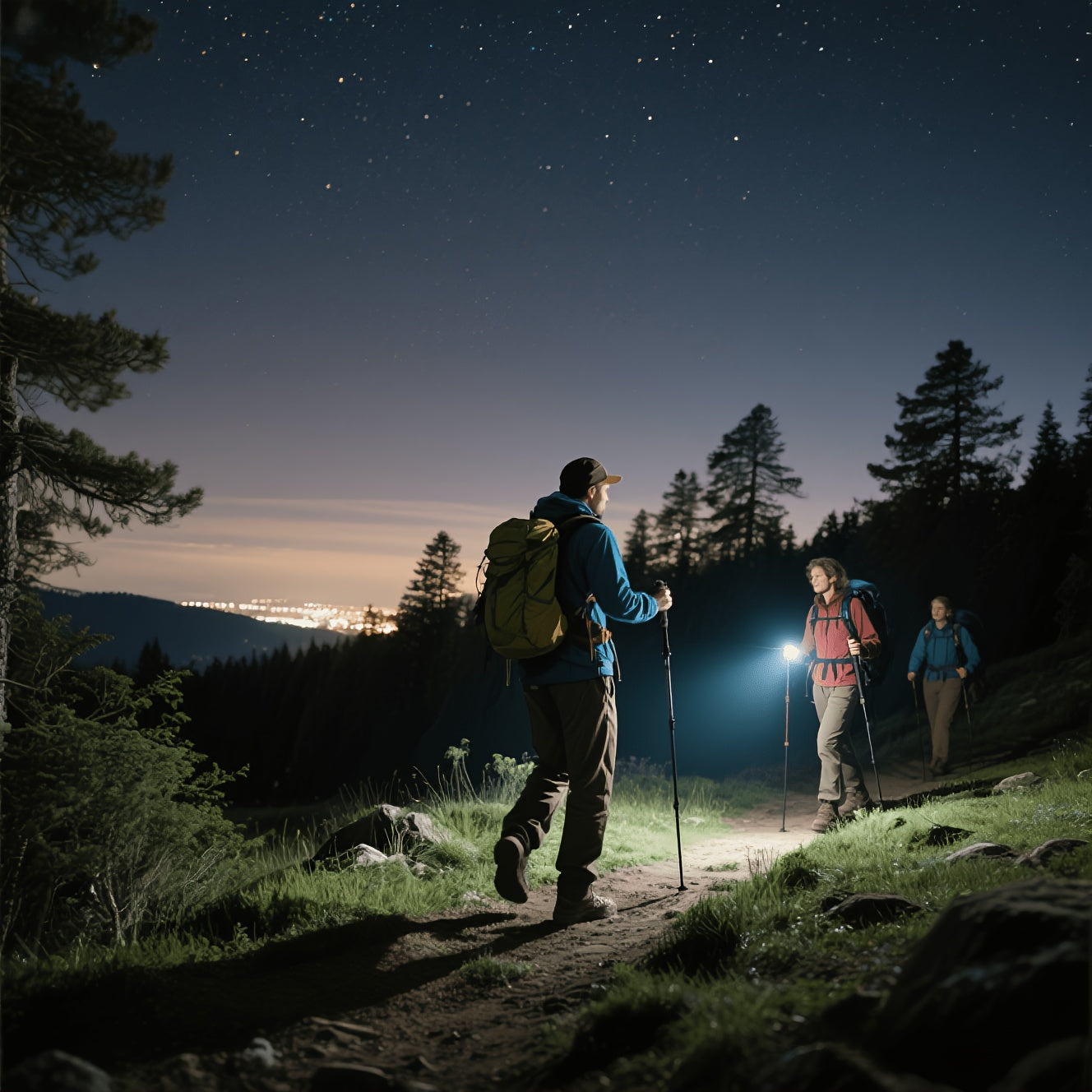 1800 Lumen USB-C Rechargeable LED Flashlight 8 Modes Zoomable Beam COB Tail Light - Tactical Flashlight for Camping Emergency Outdoor Home