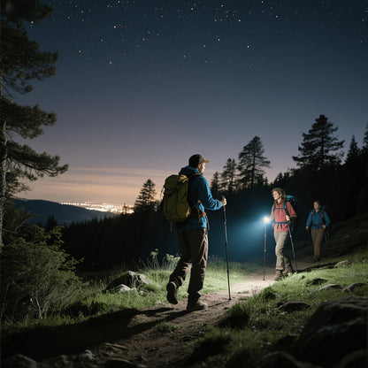 1800 Lumen USB-C Rechargeable LED Flashlight 8 Modes Zoomable Beam COB Tail Light - Tactical Flashlight for Camping Emergency Outdoor Home