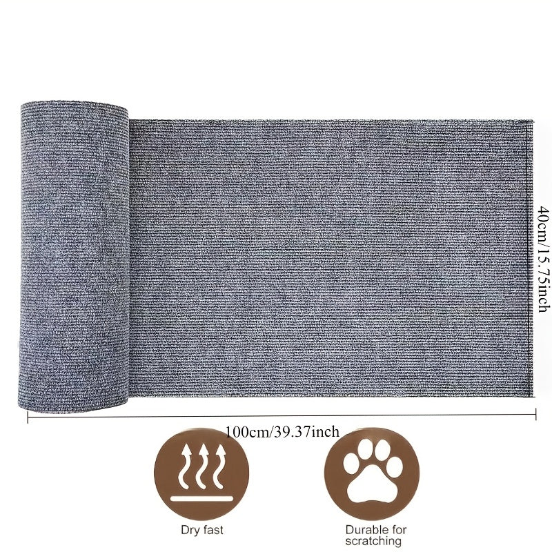Self-Adhesive Cat Scratching Pad for Wall & Sofa – Durable Furniture Protector Scratch Board, Easy Peel & Stick, Long-Lasting Protection for Small & Large Indoor Cats, Great Holiday Gift