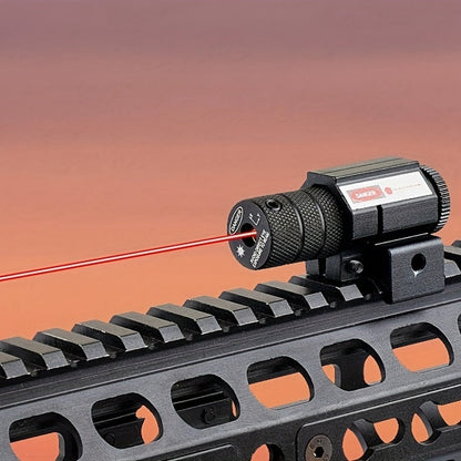20mm Red Laser Sight for Rifles & Handguns – Compact Aircraft-Grade Aluminum Rail Mount, Class IIIA Under 5mW, 635-655nm Wavelength, 330ft Effective Range, Lightweight 42g for Shooting & Tactical Use
