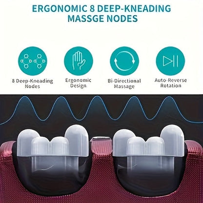 Electric Foot Massager with Heat – Deep Kneading & Compression for Legs, Feet & Arms, Home & Office Use, Multiple Models with Foot Covers