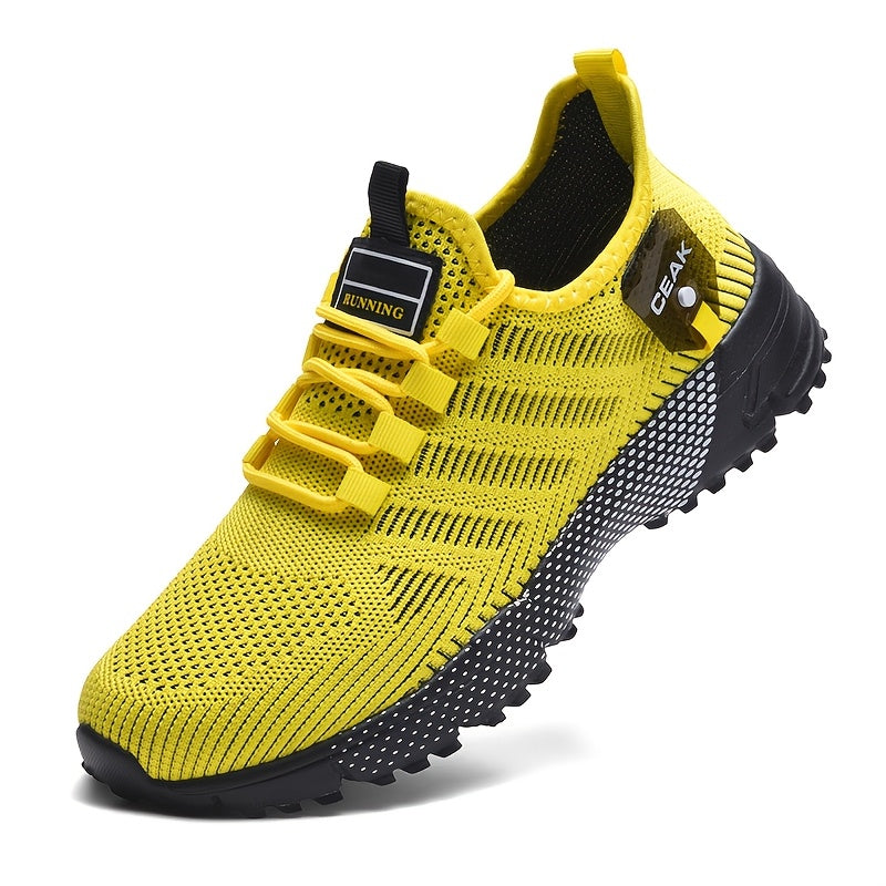 Men's Breathable Mesh Sneakers – Lightweight Non-Slip Low-Cut Athletic Shoes for Running, Jogging, Gym, Outdoor Sports & Daily Casual Wear, Sizes US 6.5–13.5