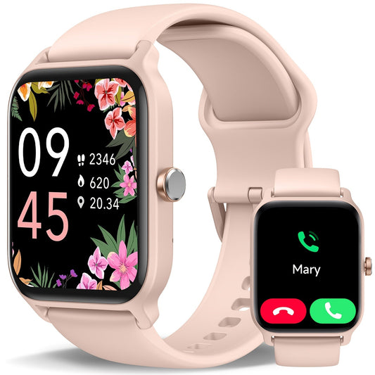 FAWEIO Smart Watch with Alexa & Wireless Calling – 1.8" HD Touchscreen, Fitness Tracker, 100+ Sports Modes, Compatible with iPhone & Android, for Women & Men