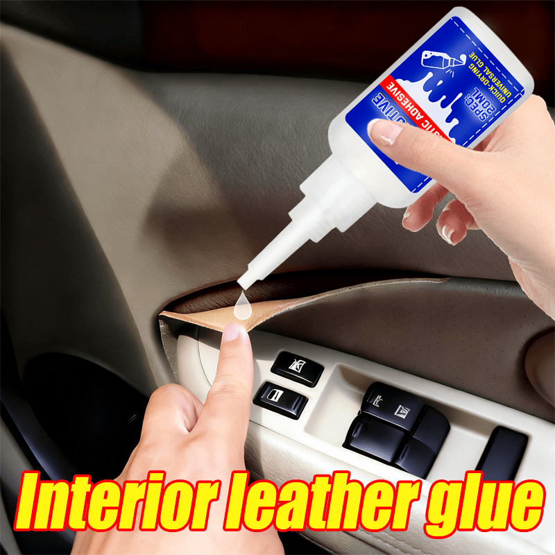Car Interior Repair Glue 20ML - Strong Adhesive for Dashboard Cracks, Ceiling Peeling, Door Handles and Trim Repair, Quick Fix Solution for Car and Home Interior, Easy to Use