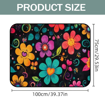 Car Trunk Mat Cargo Liner – Non-Slip Waterproof Floor Mat with Unique Patterns, Durable Vehicle Interior Protector from Dirt, Spills & Scratches, Universal Fit