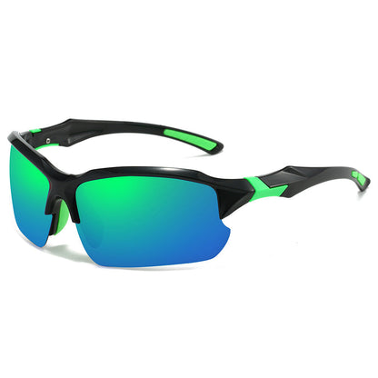 3-Pack Sports Sunglasses UV400 Half Frame for Men & Women – Lightweight Polarized Goggles for Running, Fishing, Skiing, Driving & Outdoor Activities, Sun Protection Eyewear Set