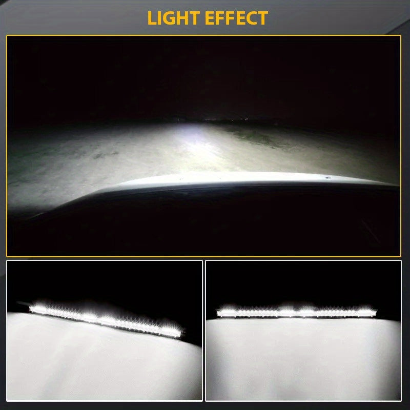 LED Work Light Bar Kit for Off-Road Truck Jeep SUV UTV ATV Tractor – 22" & 10" Light Bar + 4" LED Pods, 2000-3000 Lumens, 12-24V, No Battery Required, Multiple Configurations
