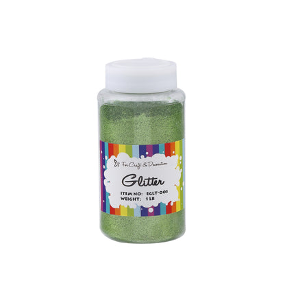 1lb Craft Glitter Powder in 19 Colors – Fine, Ultra Fine & Chunky Glitter with Shaker Top for Tumblers, Resin, Scrapbooking & DIY Crafts, Bulk Glitter for Kids & Adults