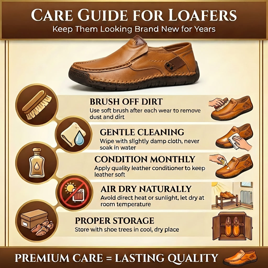 Men's Slip-On Loafers Lightweight Comfortable Casual Shoes for Driving Shopping Everyday Wear Flexible All-Season Footwear Black Light Brown Dark Brown Sizes US 3.5-12.5