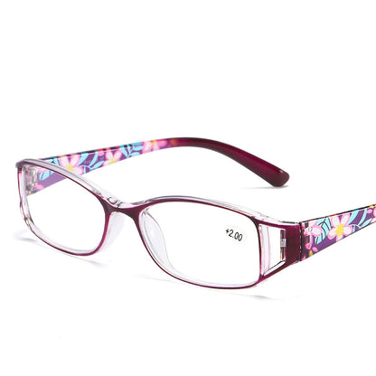 3-Pack Women's Photochromic Reading Glasses Floral Frame Anti Blue Light Lightweight Color Changing Lenses Indoor Outdoor +100 to +400