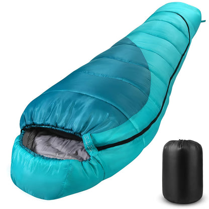 Mummy Sleeping Bag 15-45°F 3-4 Season Cold Weather Sleeping Bag for Adults – Warm Lightweight Washable Camping Sleeping Bag for Hiking, Backpacking, Traveling & Outdoor Activities