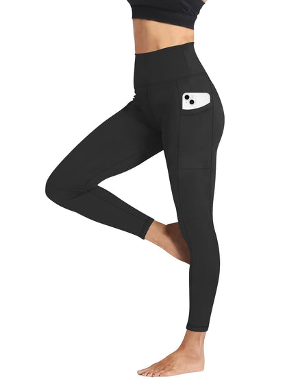 Women's High-Waist Yoga Pants with Tummy Control – Stretchy Breathable Leggings for Fitness Cycling Yoga & Outdoor Sports, Sizes S-XXL