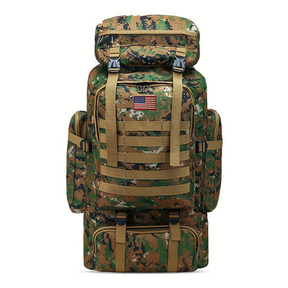 21 Gal Tactical Hiking Backpack 3-Day Assault Pack – Unisex MOLLE Oxford Fabric DIY Adjustable System for Hiking Camping Hunting Travel & Sports, 6 Colors