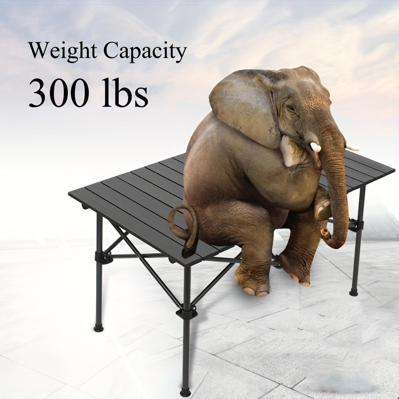 Folding Camping Table with Carry Bag – Lightweight Portable Outdoor Table 3 Sizes for Camping, Beach, Picnic, BBQ, Backyard, Boat & Travel, Easy Setup & Storage