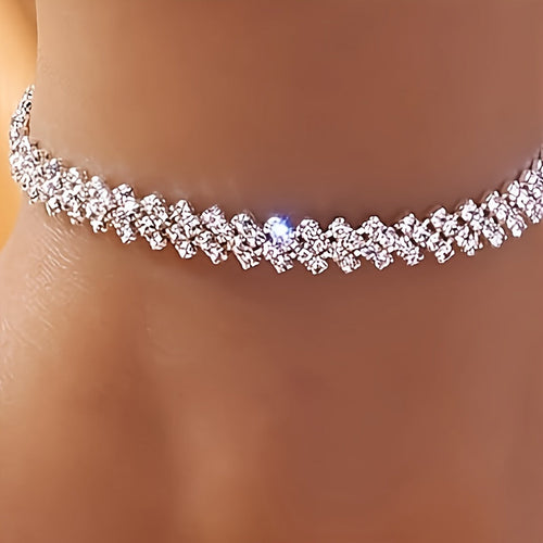 Women's Waterproof Stainless Steel Anklet Heart Butterfly Tennis Ankle Bracelet Vintage Elegant Beach Foot Jewelry for Women Girls Summer