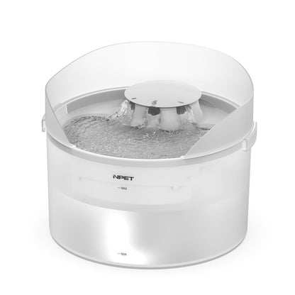Automatic Dog Water Fountain 1.3 Gallon Large Capacity Pet Water Dispenser with Splatter Guard Cleaning Kit Low Voltage USB for Dogs Cats Multiple Pets