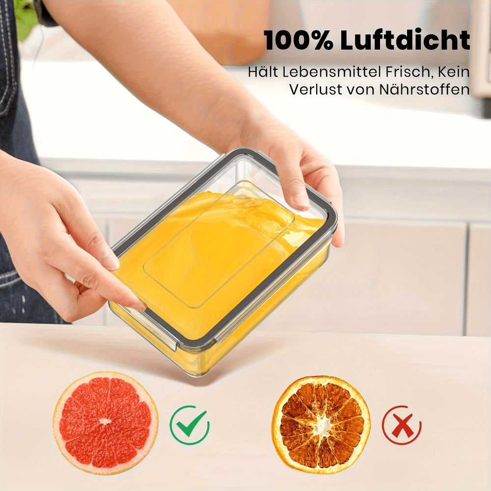 Stackable Food Storage Containers with Lids Set 12/24/48/50 Pieces - Leakproof Meal Prep Containers, Microwave Freezer Dishwasher Safe, Clear Plastic Containers for Leftovers, Fruits, Vegetables & Pantry