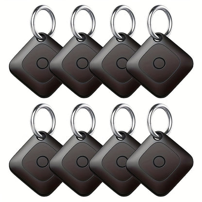 WeTag Smart Bluetooth Item Tracker 1.43" Mini GPS Finder for Keys Wallet Luggage Car Bags – High Decibel Alarm App Control – 1/2/4/8 Pack – Gift for Travelers
