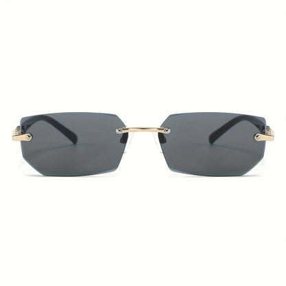 Frameless Gradient Sunglasses 5-Pack for Men & Women – No-Frame UV Eyewear in 5 Colors (Gray, Red, Blue, Black & Brown), Lightweight Casual Sunglasses for Daily Wear & Parties