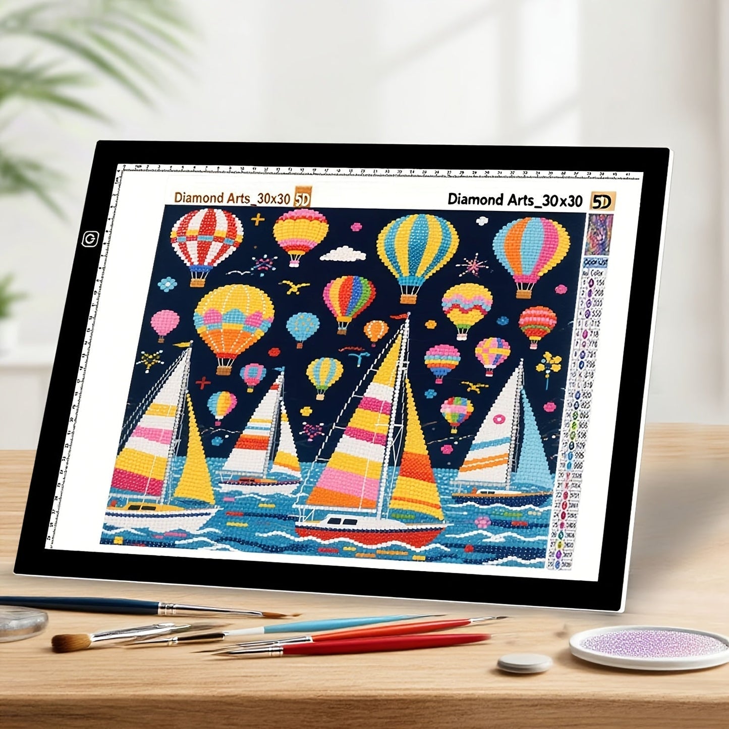 LED Light Pad A2 A3 A4 Adjustable Brightness Dual Light Strip Tracing Board Diamond Painting Sketching Drawing Art Light Box