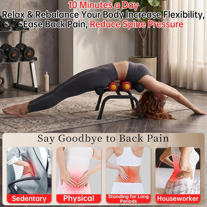 Mini Inversion Table Back Stretch Machine – Ab Trainer, Handstand Training, Yoga Fitness Equipment, Total Body Workout, Stretches Back & Neck, Home Gym Exercise Machine