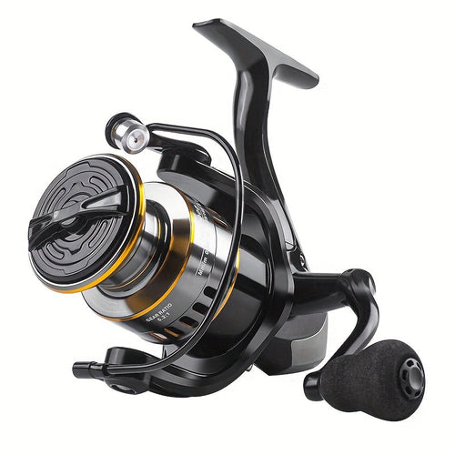 Spinning Fishing Reel HE1000-7000 Metal Spool Rocker Arm 5.2:1 Gear Ratio 22LB Max Drag Left Right Hand Interchangeable Smooth Sensitive for Freshwater Saltwater Bass Trout Carp Fishing