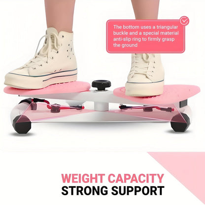 Waist Twisting Machine Ab Twister Board – 360° Noiseless Waist Twister Disc for Home Gym, 360 LBS Capacity, Digital Display Tracks Time, Reps & Calories, Includes Figure-8 Resistance Band